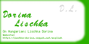 dorina lischka business card